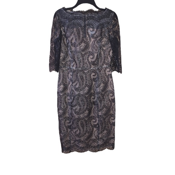 - Erdem black lace midi dress size 8 - Picture 2 of 8
